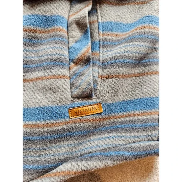 Voyager Shacket Men's Women's Size L Heavy Fleece Outerwear Inside Media Pockets - Picture 4 of 10